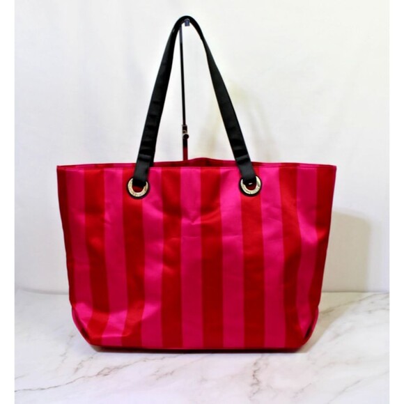 Victoria Secret Bling Lettering Large Pink Tote Bag New with Tag - Picture 4 of 11